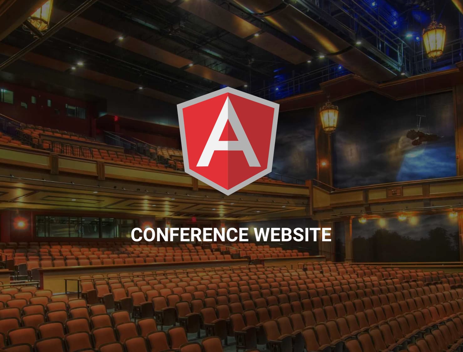 Conference Website hero image