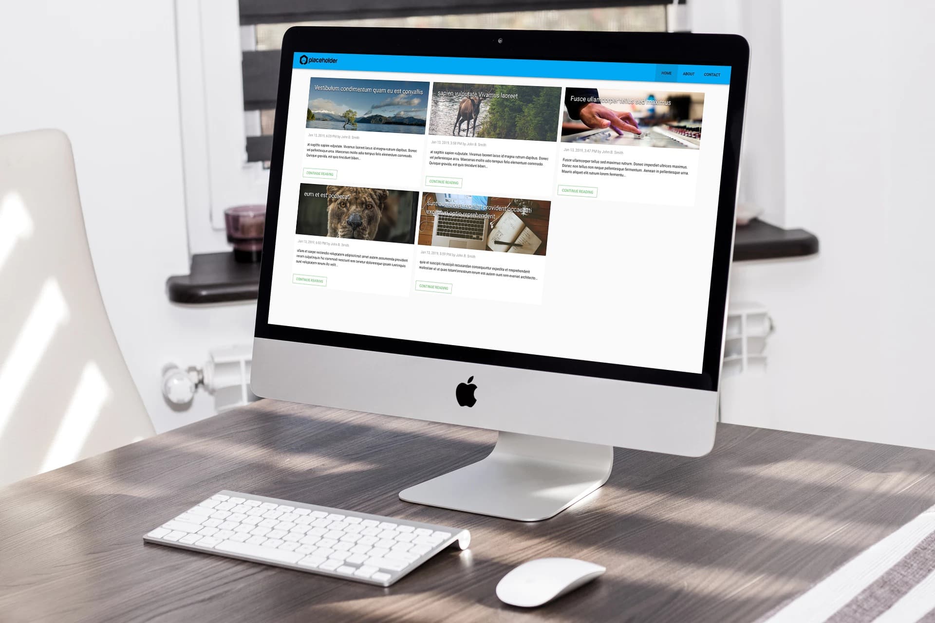 Vuetify Blog preview
