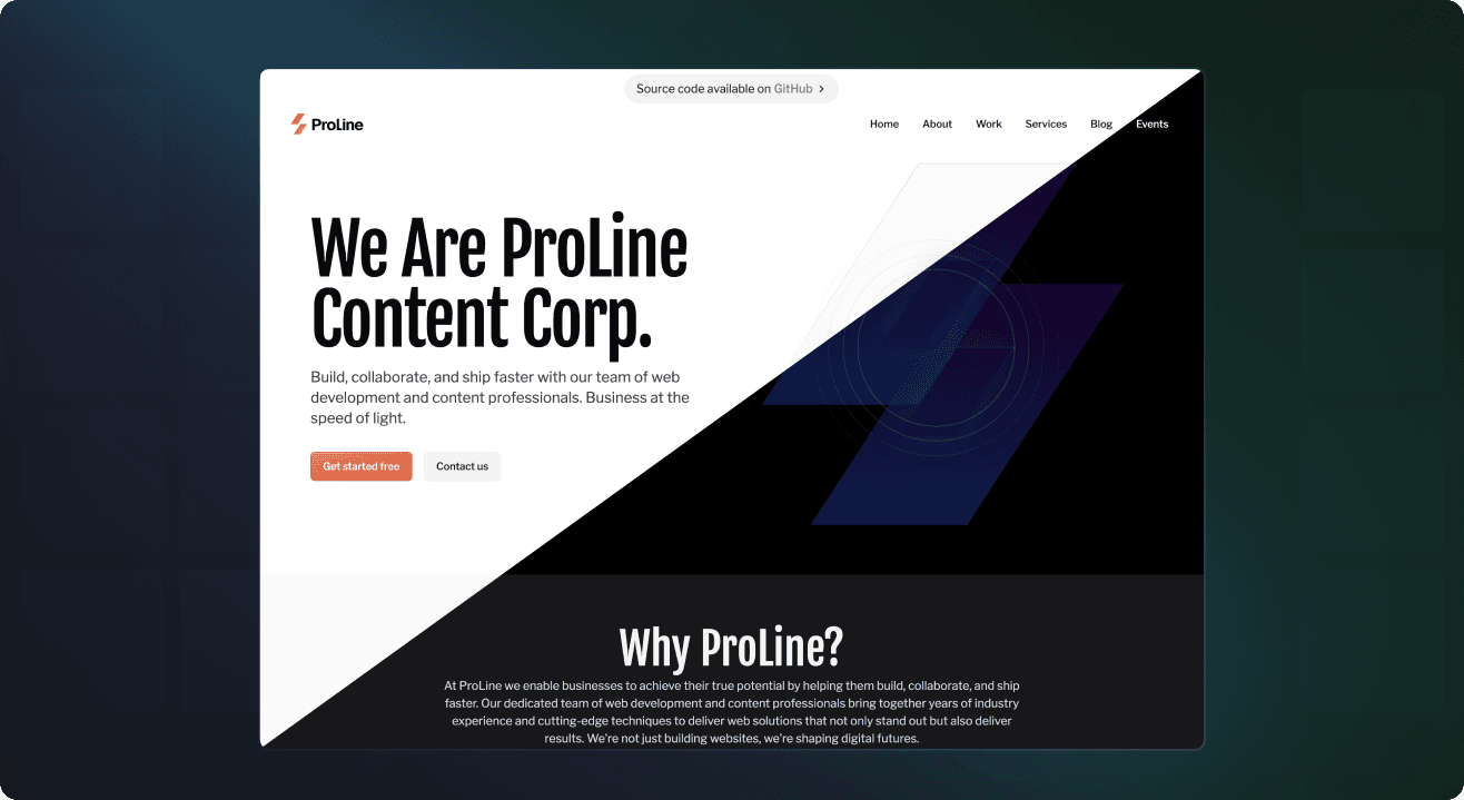 Agency Website preview