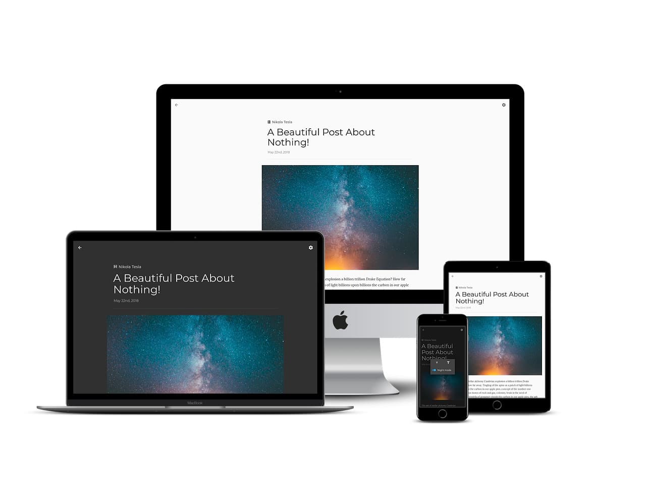 Cosmic React Blog hero image