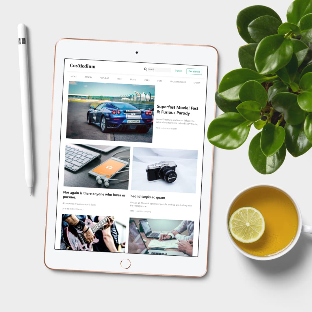 React Cosmedium Blog hero image